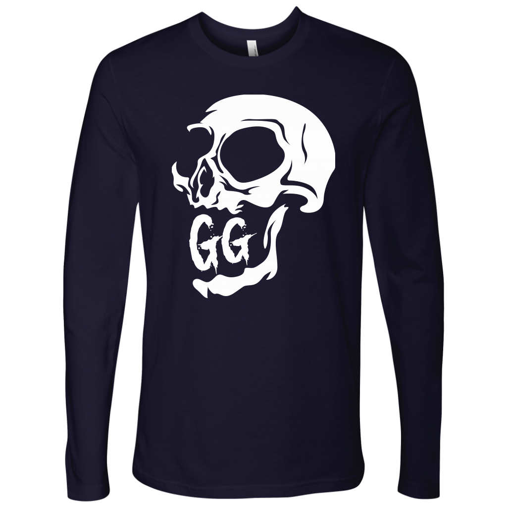 GRUMPY GUY CREEPY SKULL LONG SLEEVE