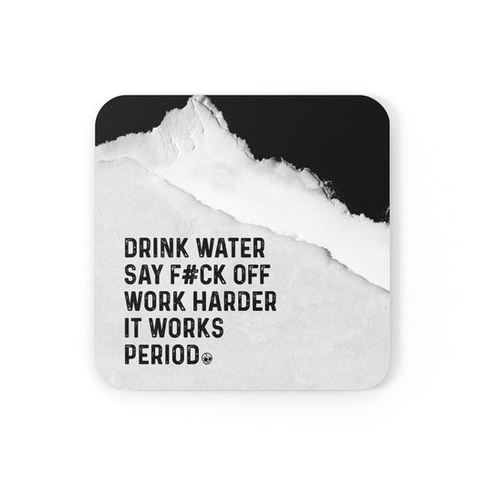 SAY F*CK OFF Corkwood Coaster Set