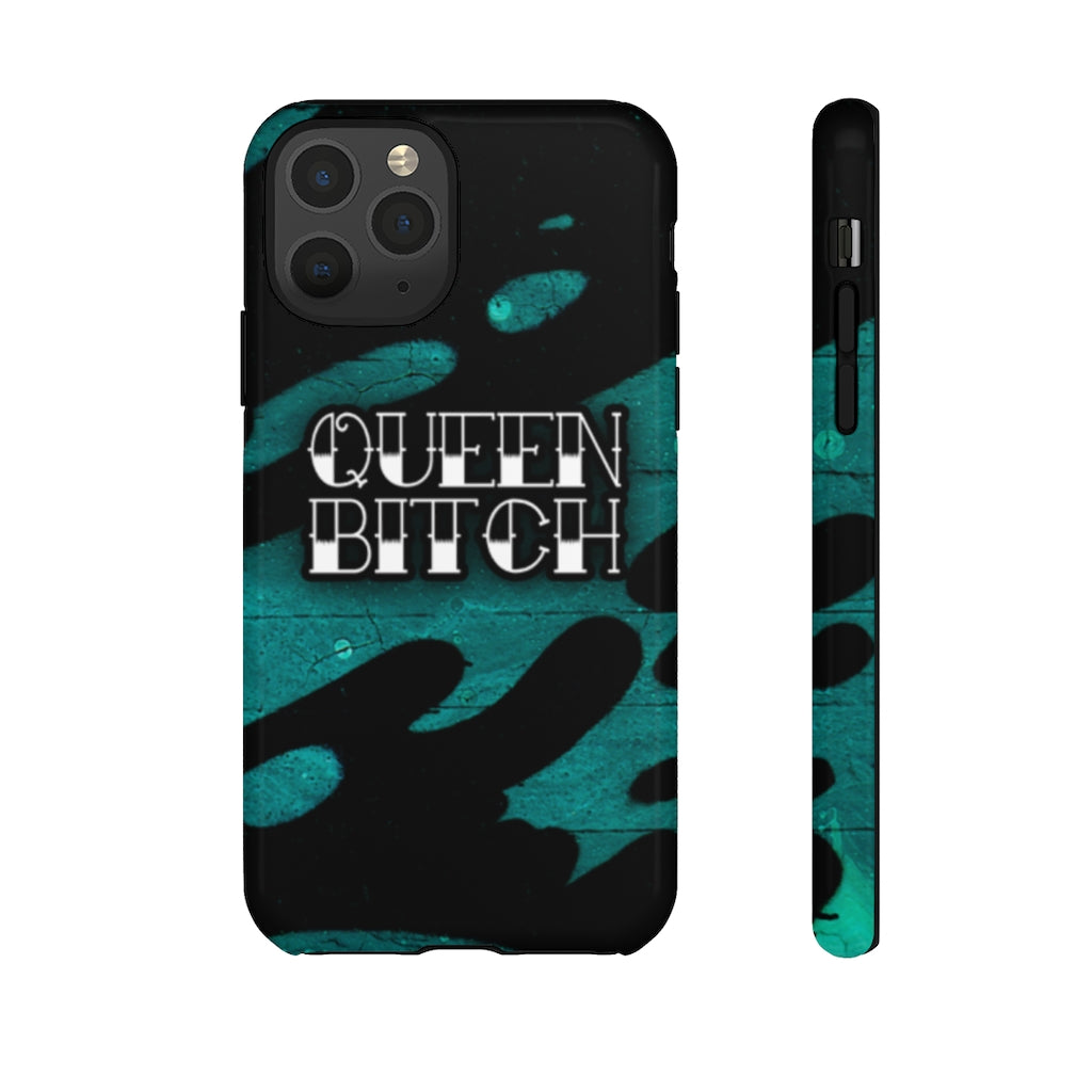 QUEEN BITCH TITLE GRAFFITI Tough Phone Case
