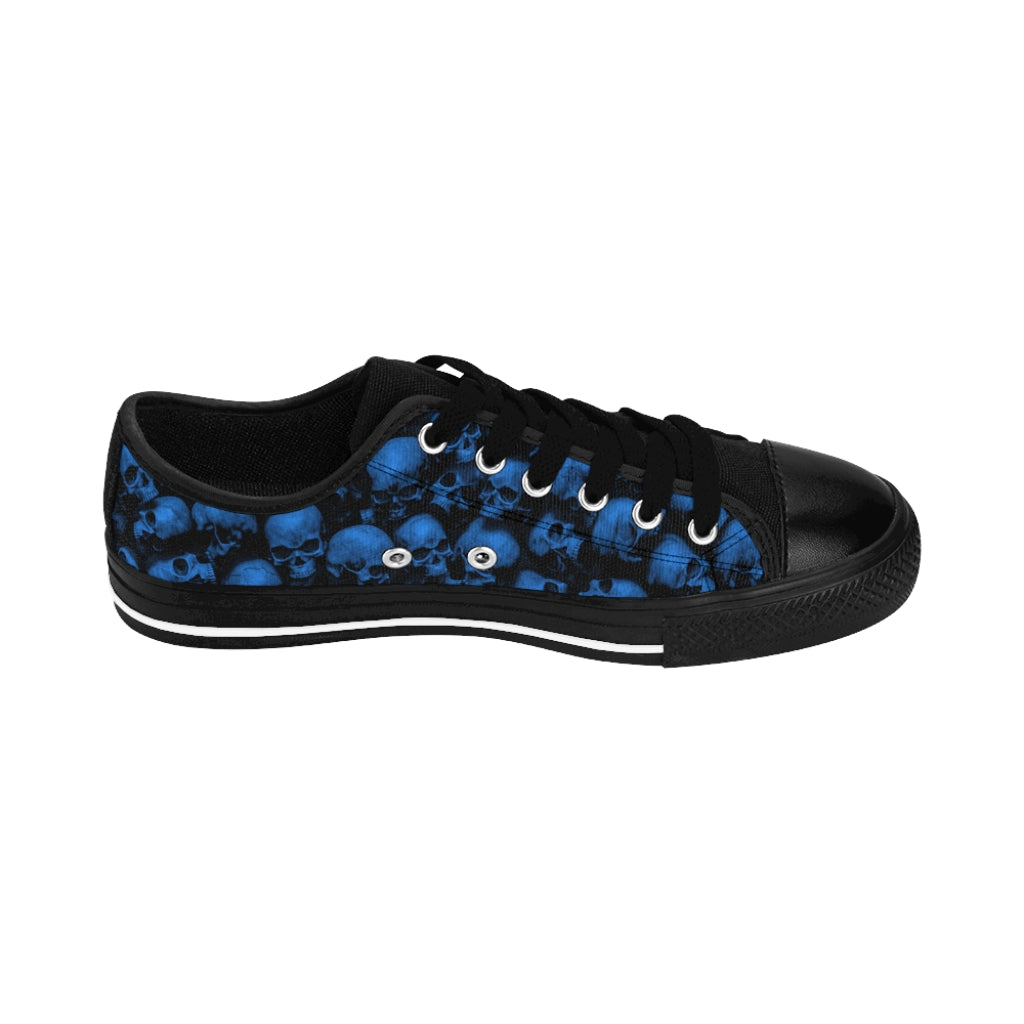 GRUMPY ASS GUYS CLUB BLUE SKULL Men's Sneakers