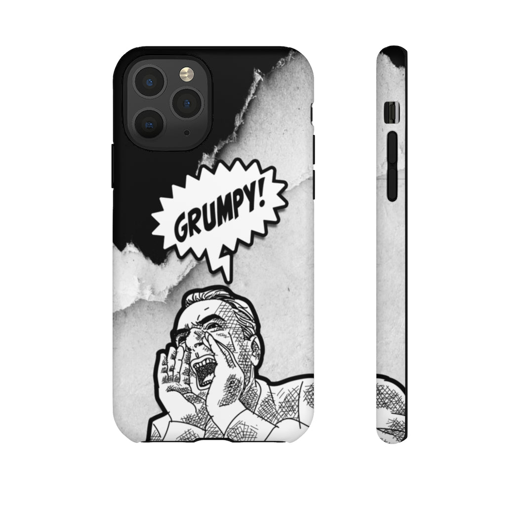 GRUMPY SCREAM Tough Phone Case