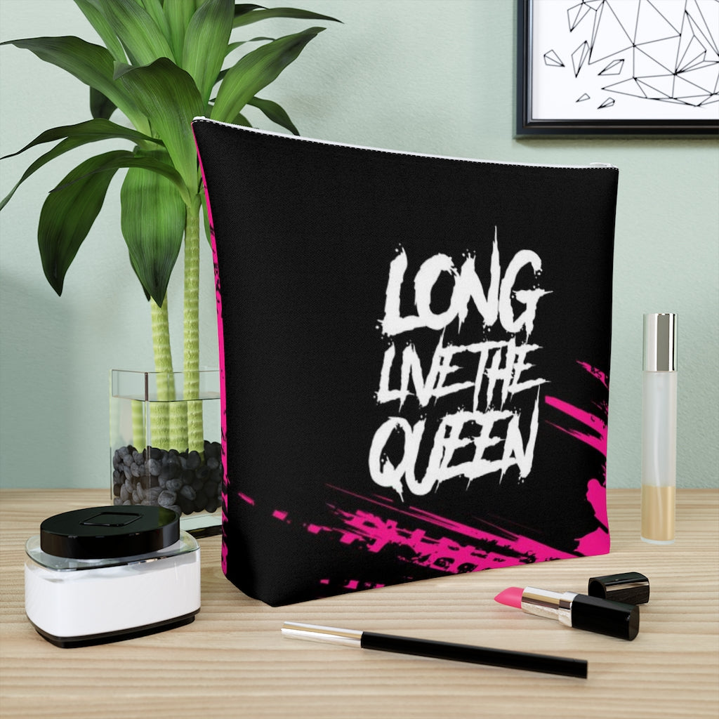LONG LIVE THE QUEEN Cotton Cosmetic Bag