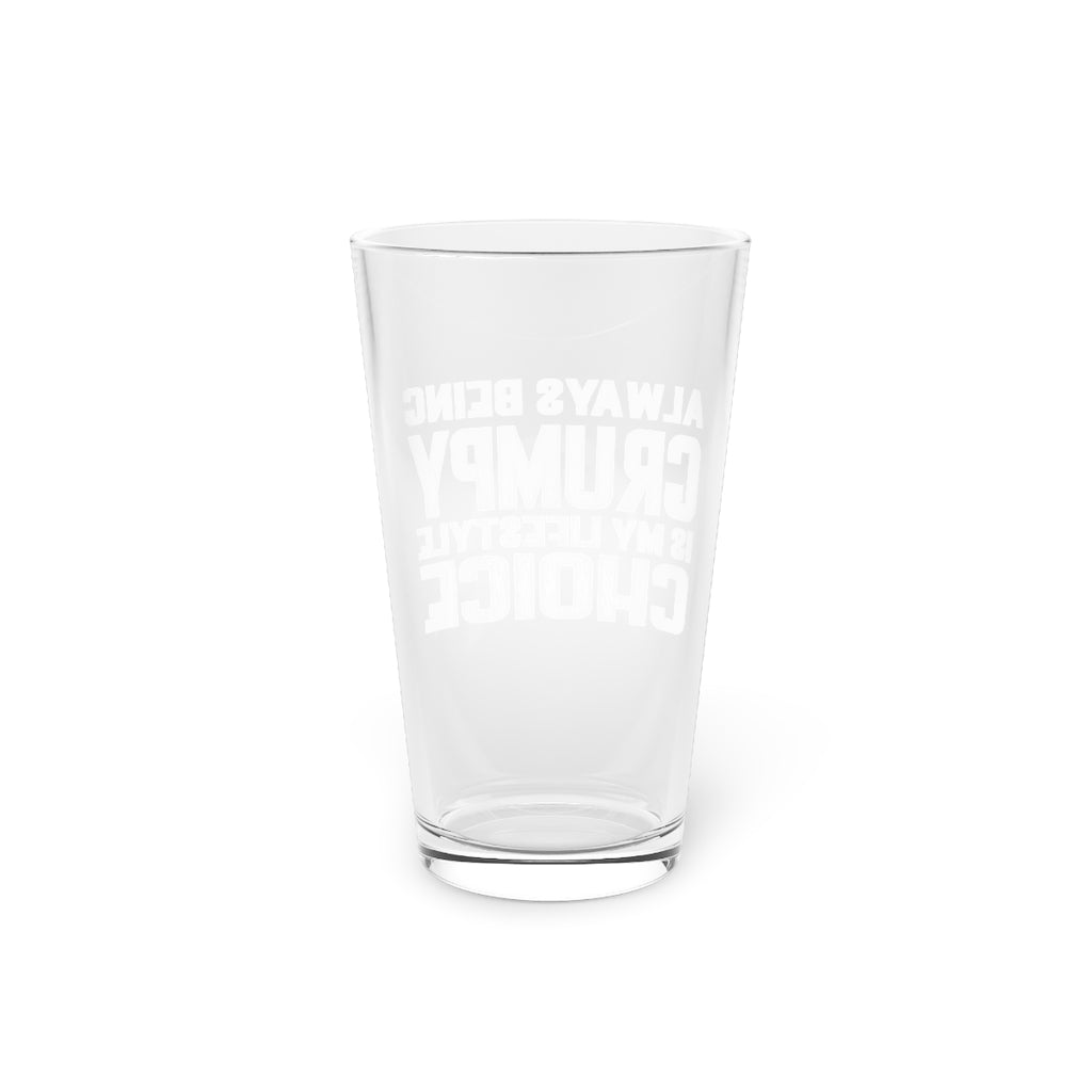 GRUMPY GUYS LIFESTYLE PINT GLASS
