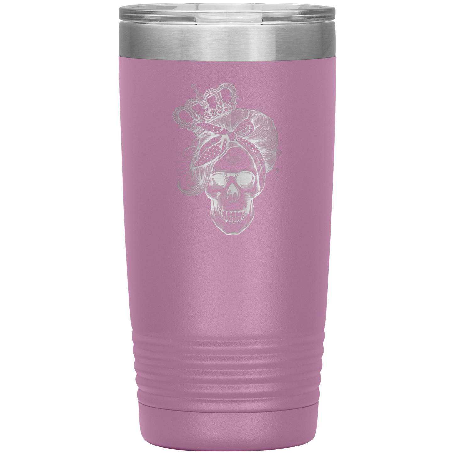 LONG LIVE THE QUEEN SKULL 20 OZ TUMBLER
