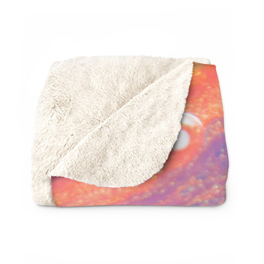 BOSS CHICK MARBLE Sherpa Fleece Blanket