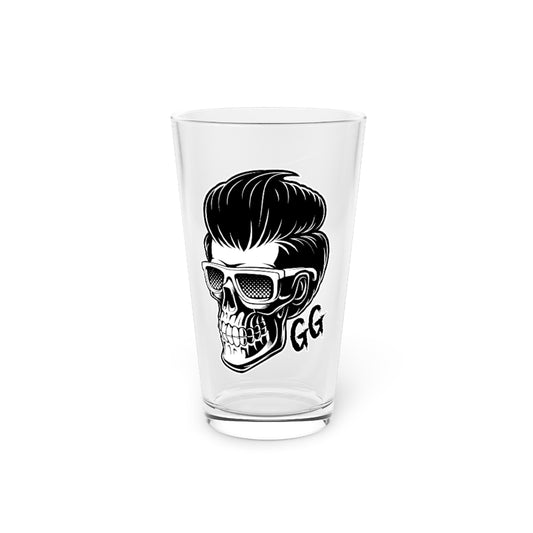GRUMPY GUYS GLASSES PINT GLASS