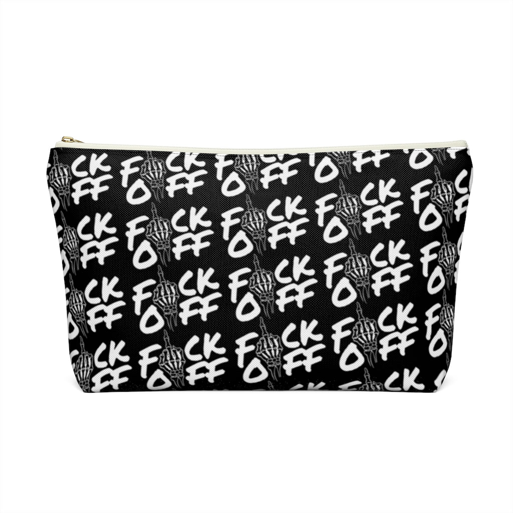 F*CK OFF Accessory Pouch w T-bottom