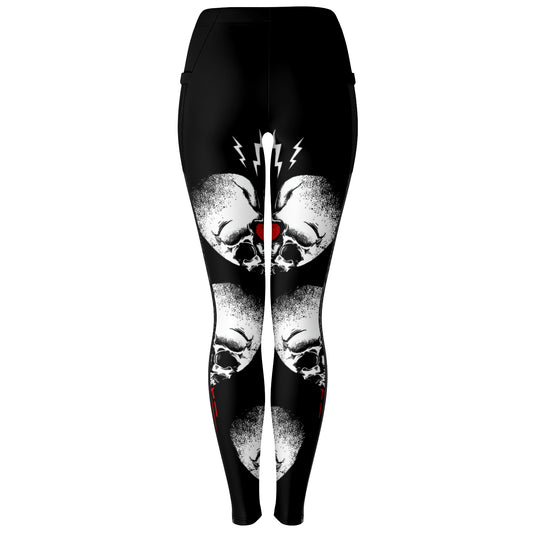 CREATE DESTROY Mesh Pocket Leggings