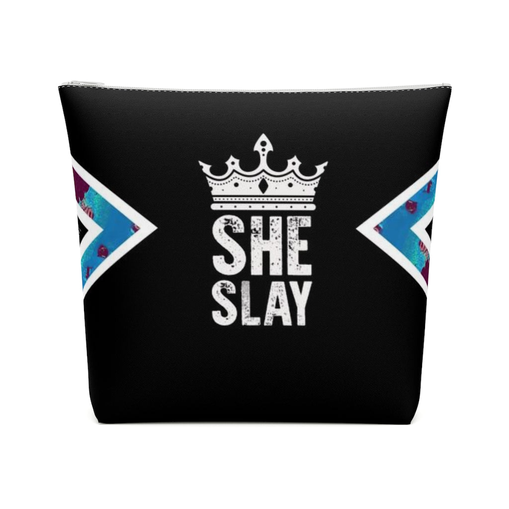 SHE SLAY Cotton Cosmetic Bag