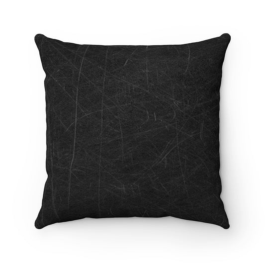 GRUMPY GUYS CLUB SKULL Faux Suede Square Pillow