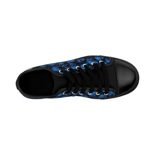 GRUMPY ASS GUYS CLUB BLUE SKULL Men's Sneakers