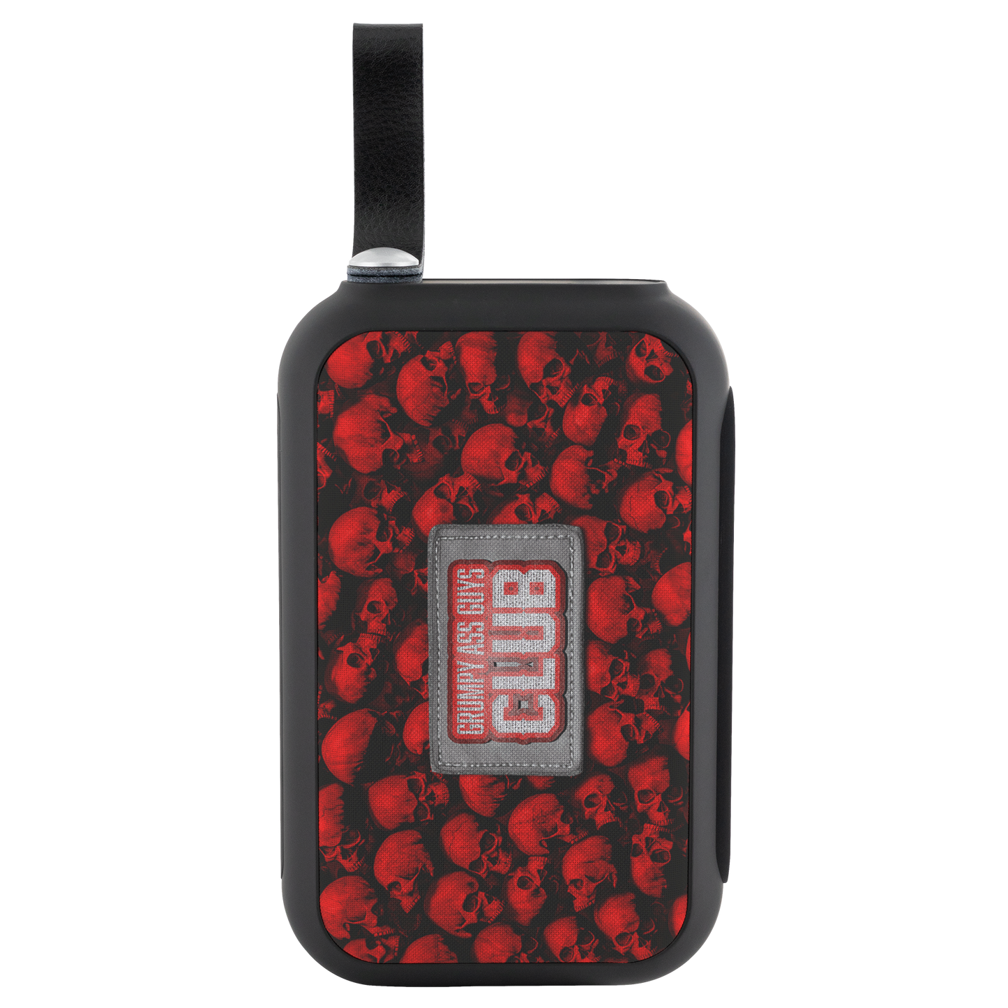 GRUMPY ASS GUYS CLUB RED SKULL Bluetooth Wireless Speaker
