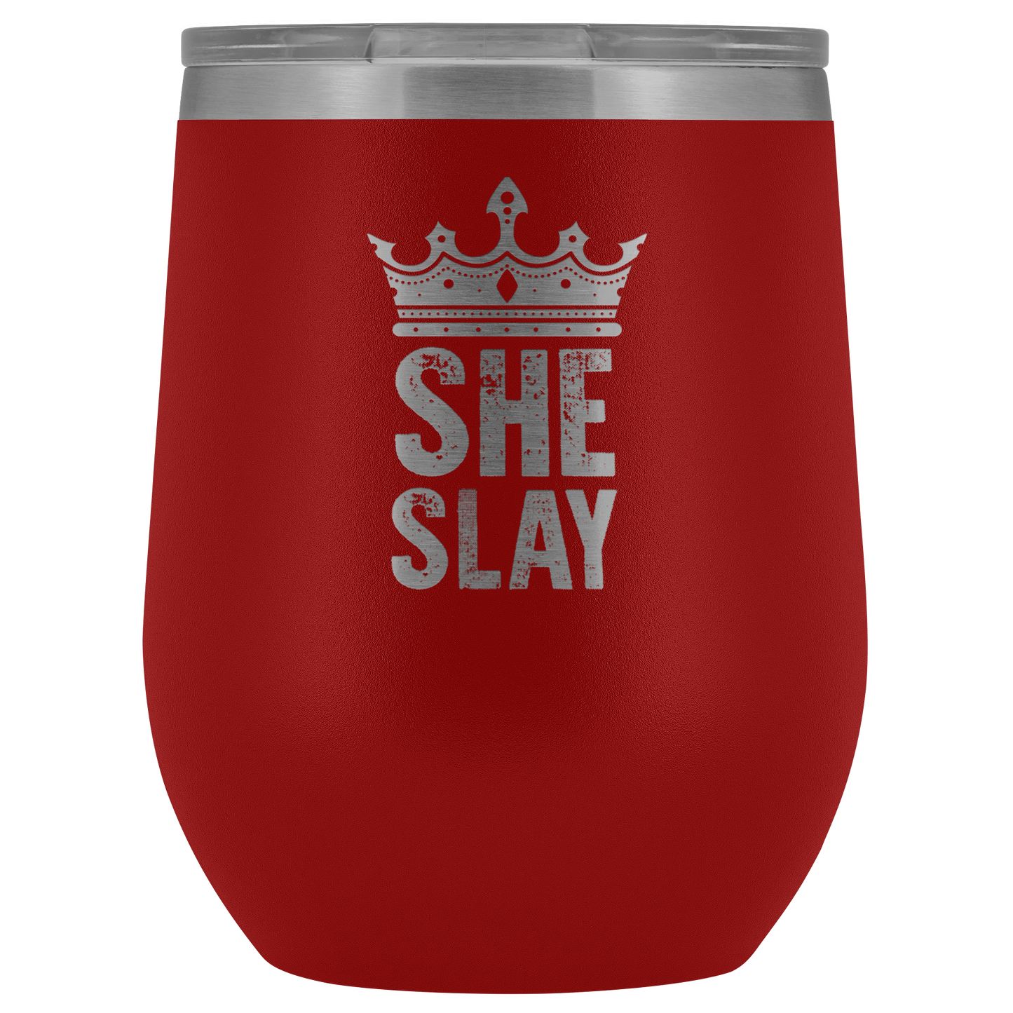 SHE SLAY WINE TUMBLER