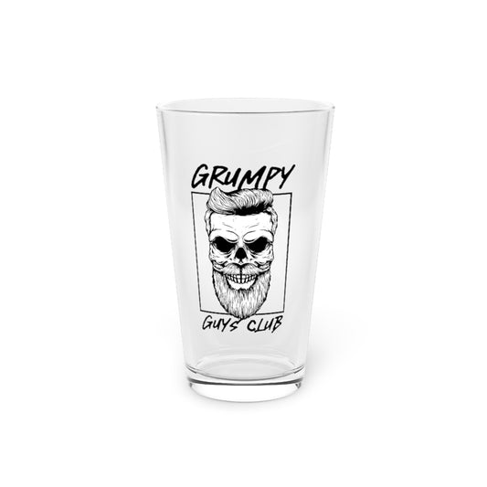 GRUMPY GUYS CLUB PINT GLASS