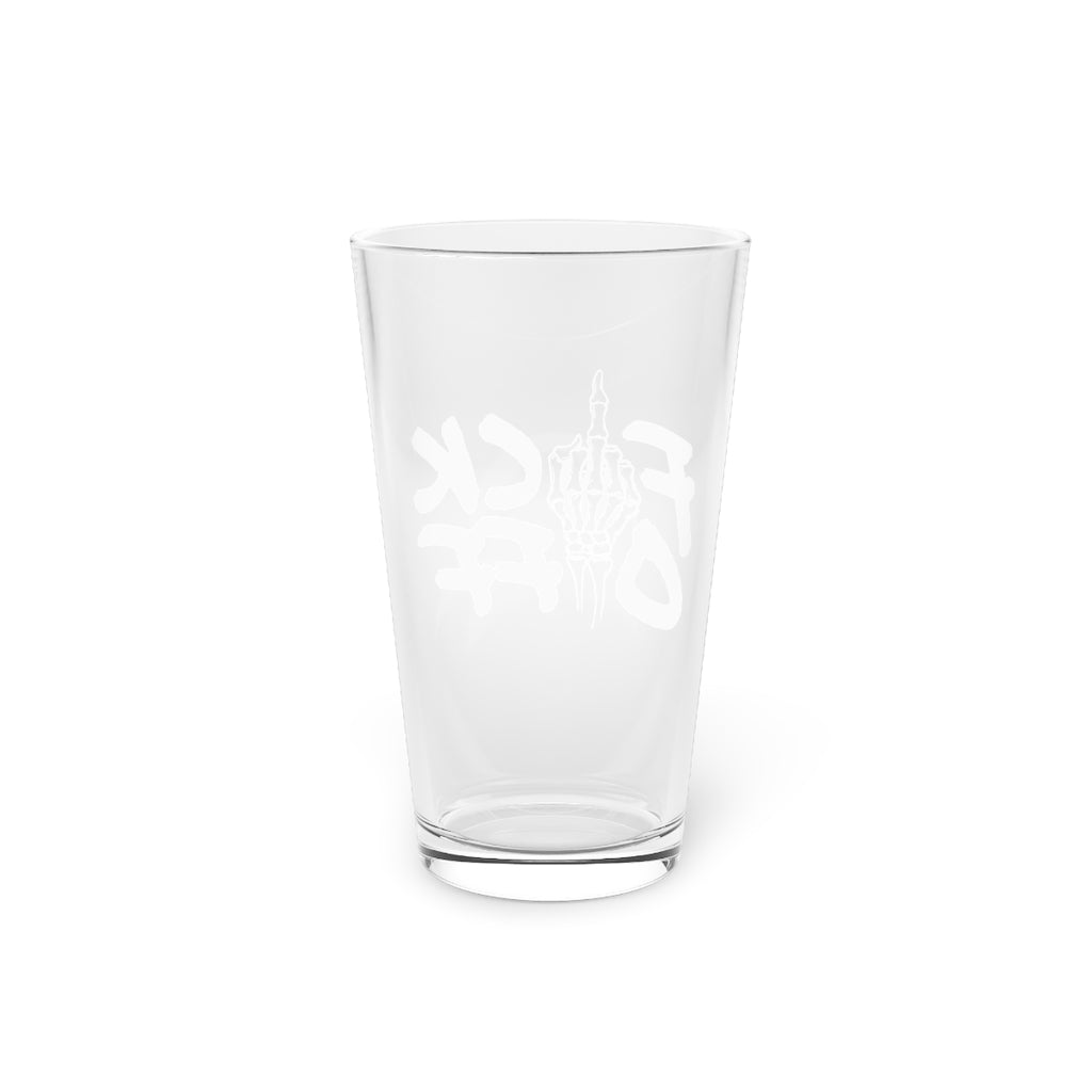 F*CK OFF PINT GLASS