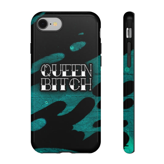 QUEEN BITCH TITLE GRAFFITI Tough Phone Case