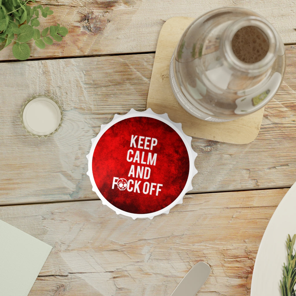 KEEP CALM AND F*CK OFF Bottle Opener