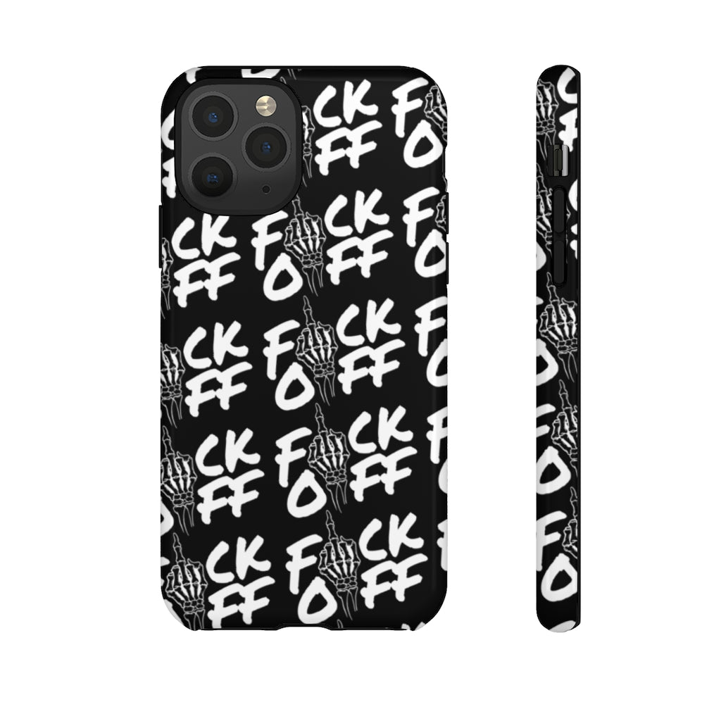 F*CK OFF BLACK Tough Case
