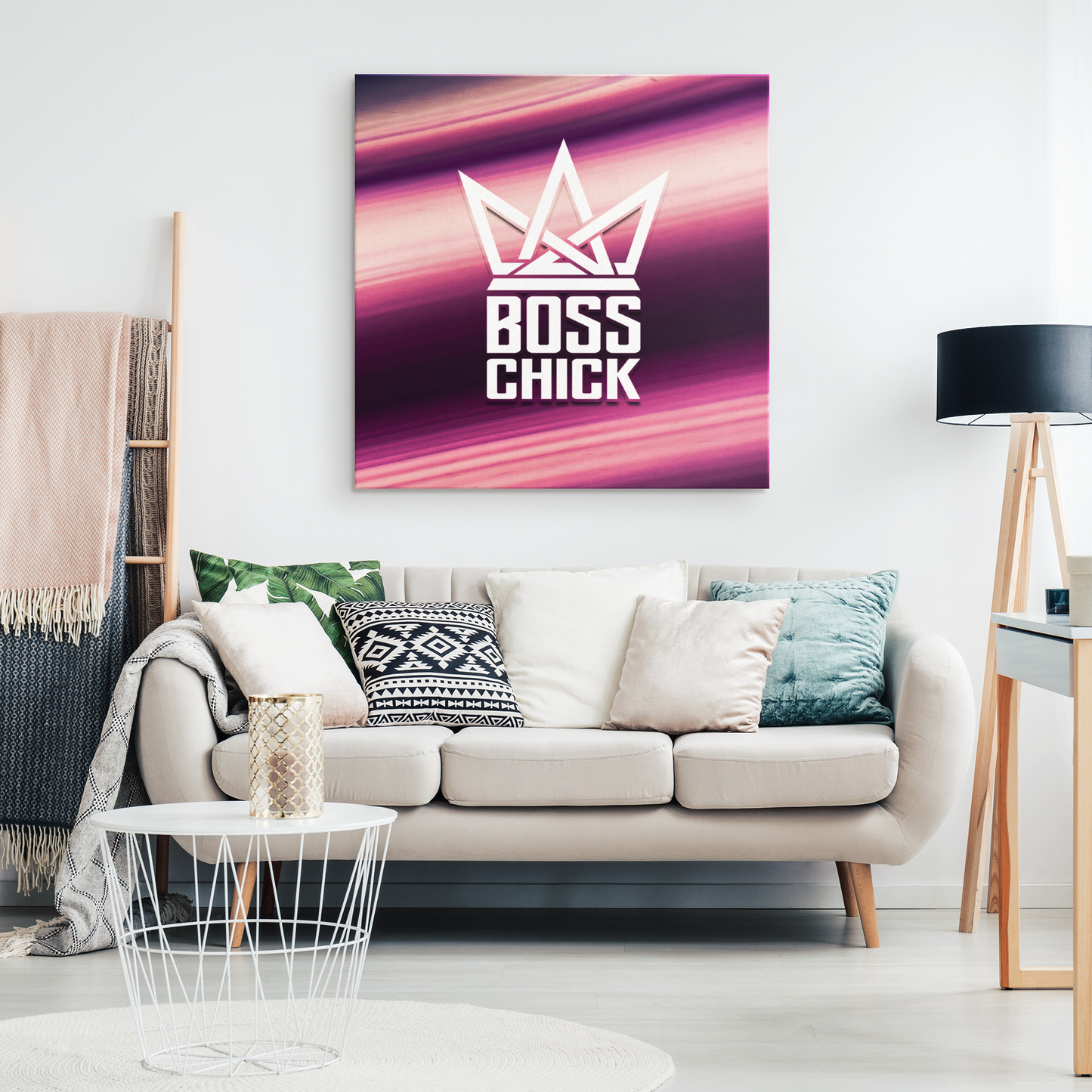 BOSS CHICK GALLERY CANVAS WALL ART