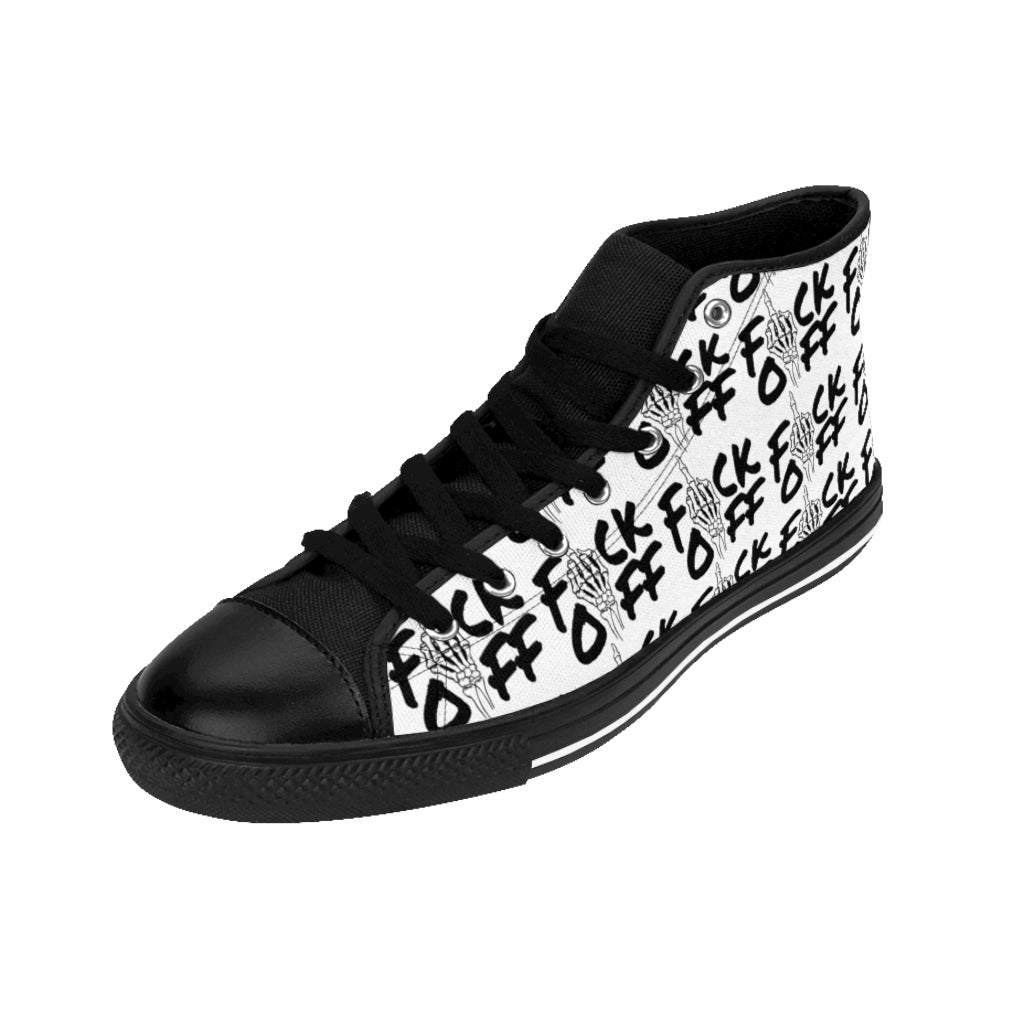F*CK OFF Men's High Top Sneakers