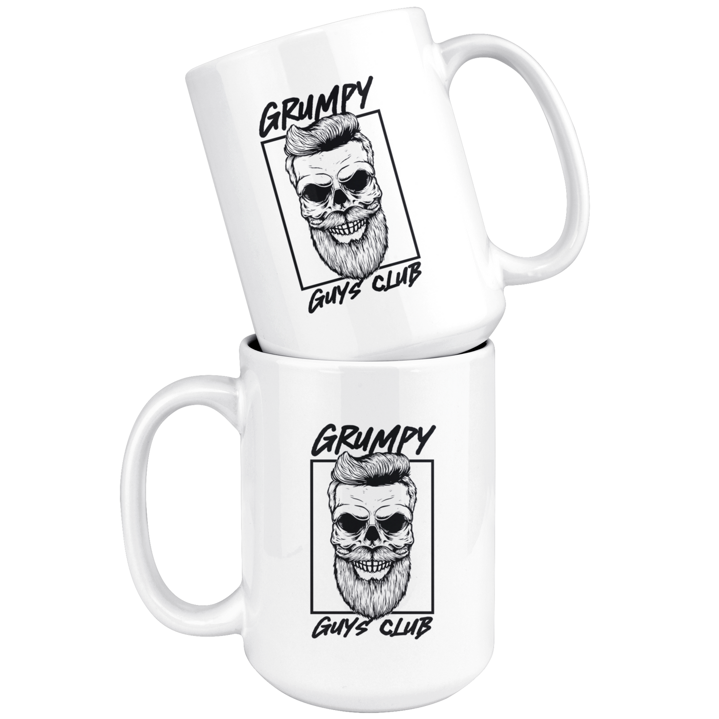 GRUMPY GUYS CLUB SKULL MUG