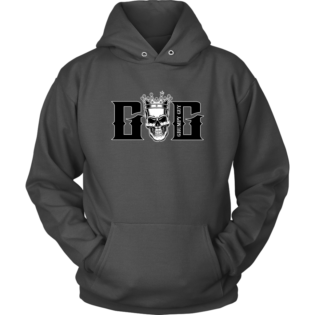 GRUMPY SKULL HOODIE