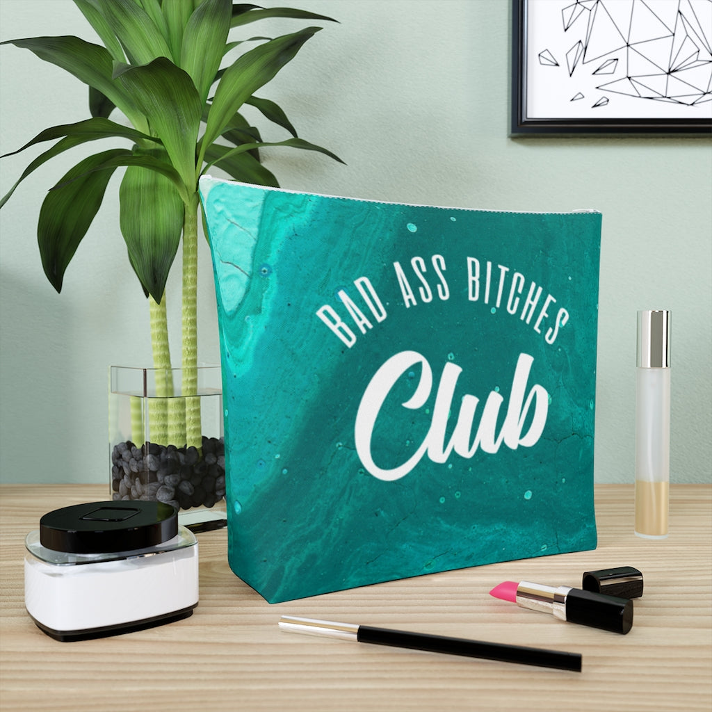 BAD ASS BITCHES CLUB Cotton Cosmetic Bag