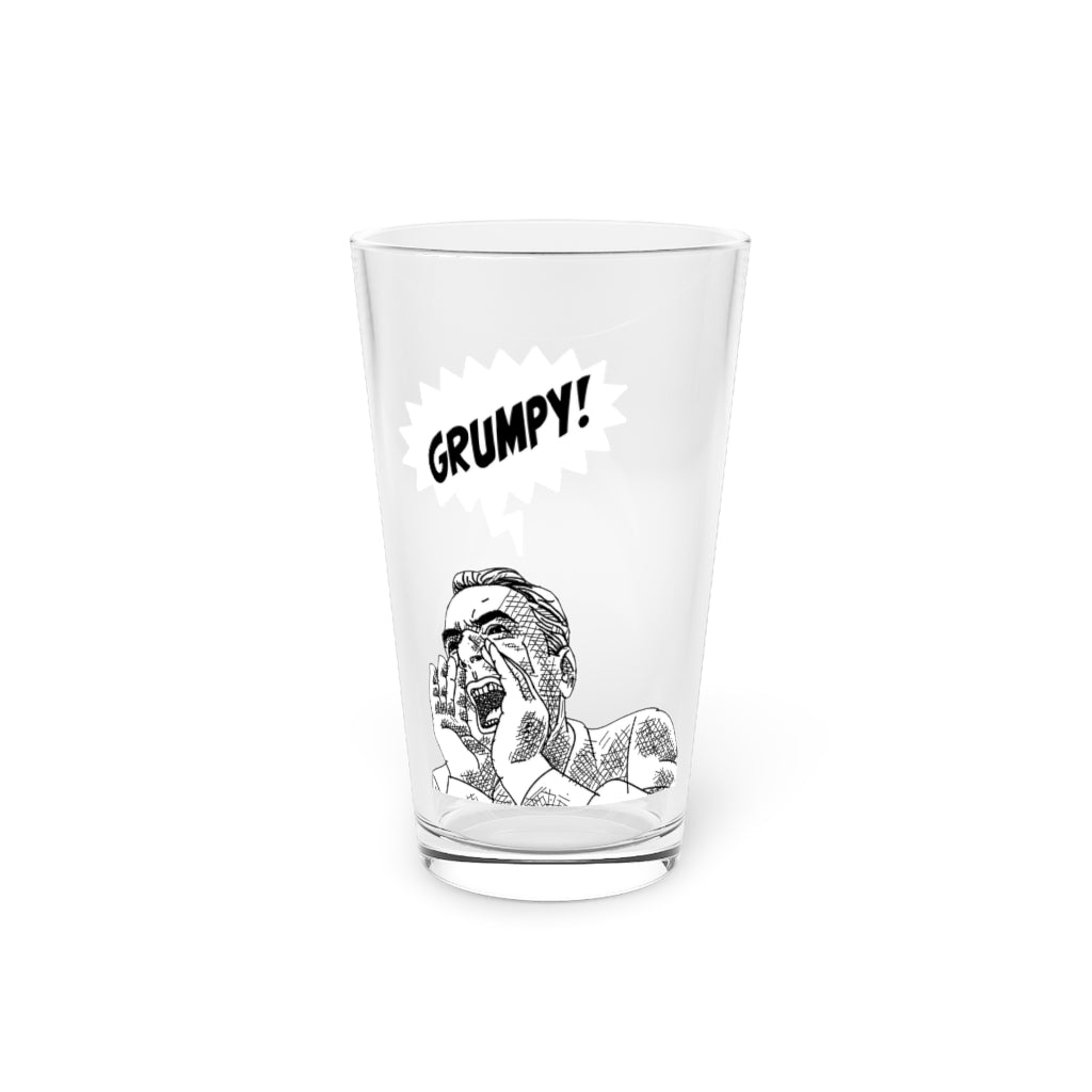 GRUMPY GUYS SCREAM PINT GLASS