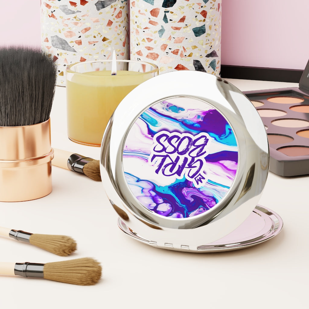 GIRL BOSS Compact Travel Mirror