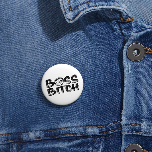 BOSS BITCH BULLET Pin Buttons