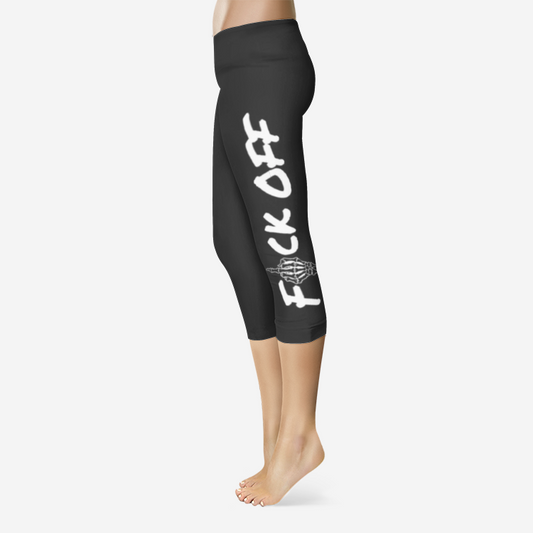F*CK OFF Capri Leggings
