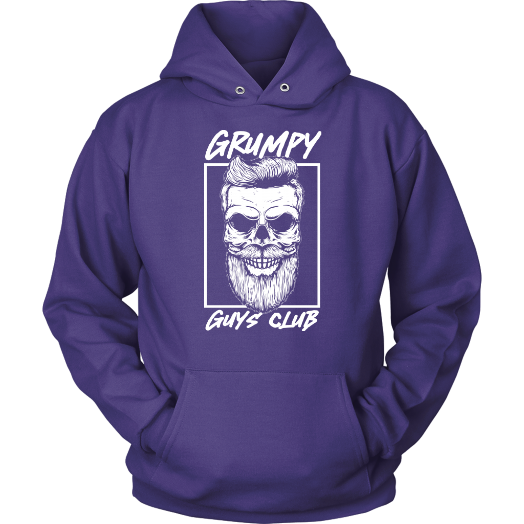 GRUMPY GUYS CLUB SKULL HOODIE