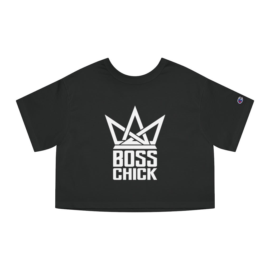 BOSS CHICK Champion Women's Heritage Cropped T-Shirt