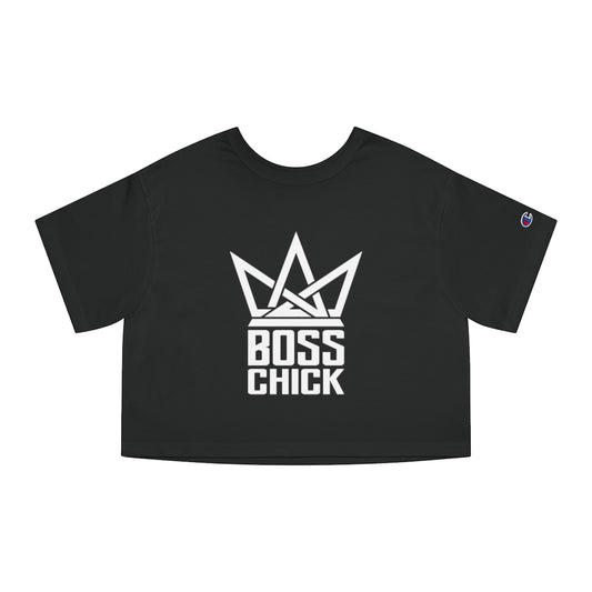 BOSS CHICK Champion Women's Heritage Cropped T-Shirt