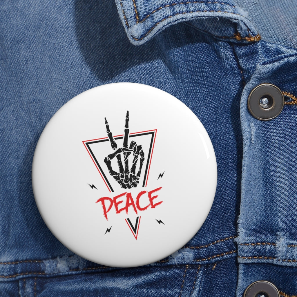 PEACE OUT Pin Buttons