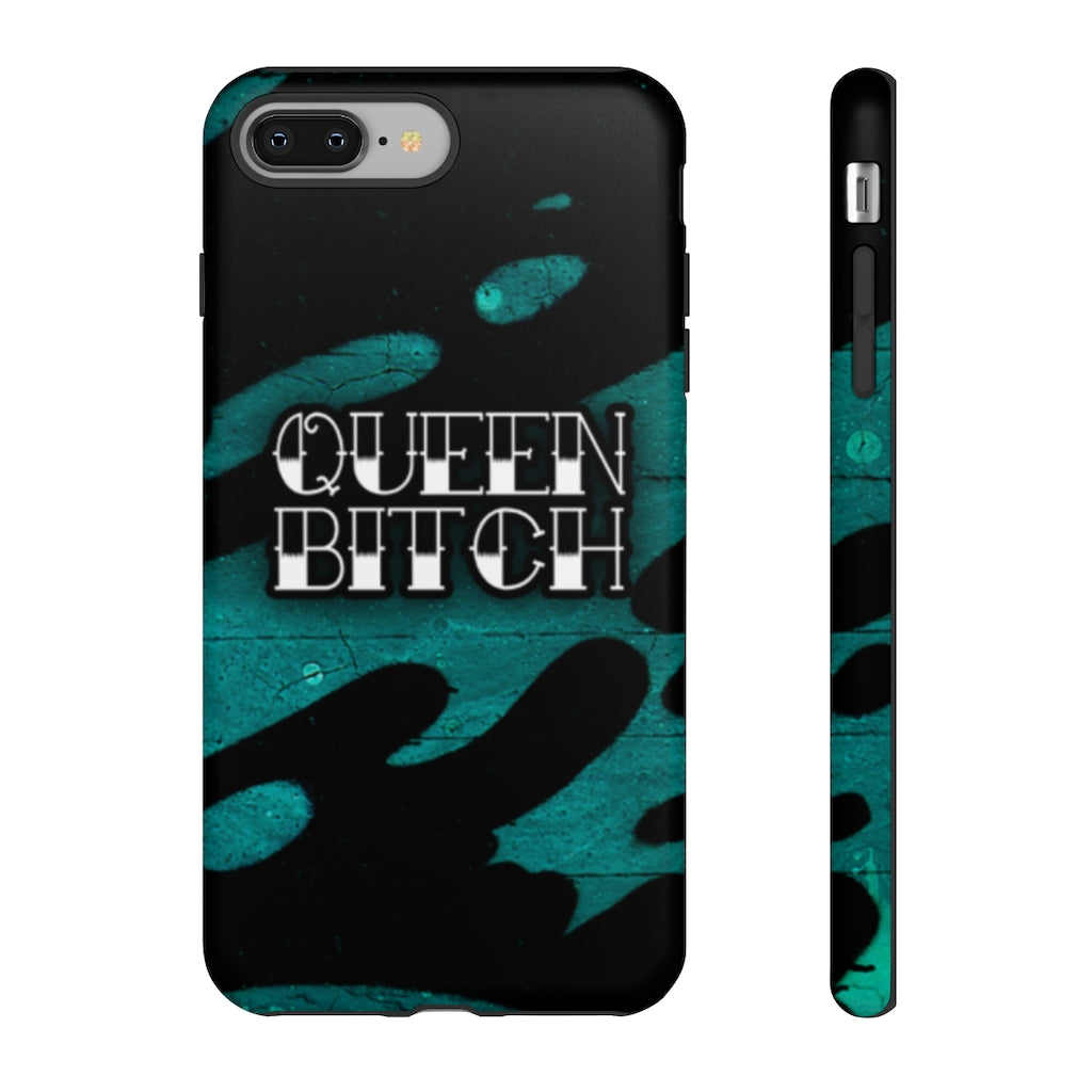 QUEEN BITCH TITLE GRAFFITI Tough Phone Case