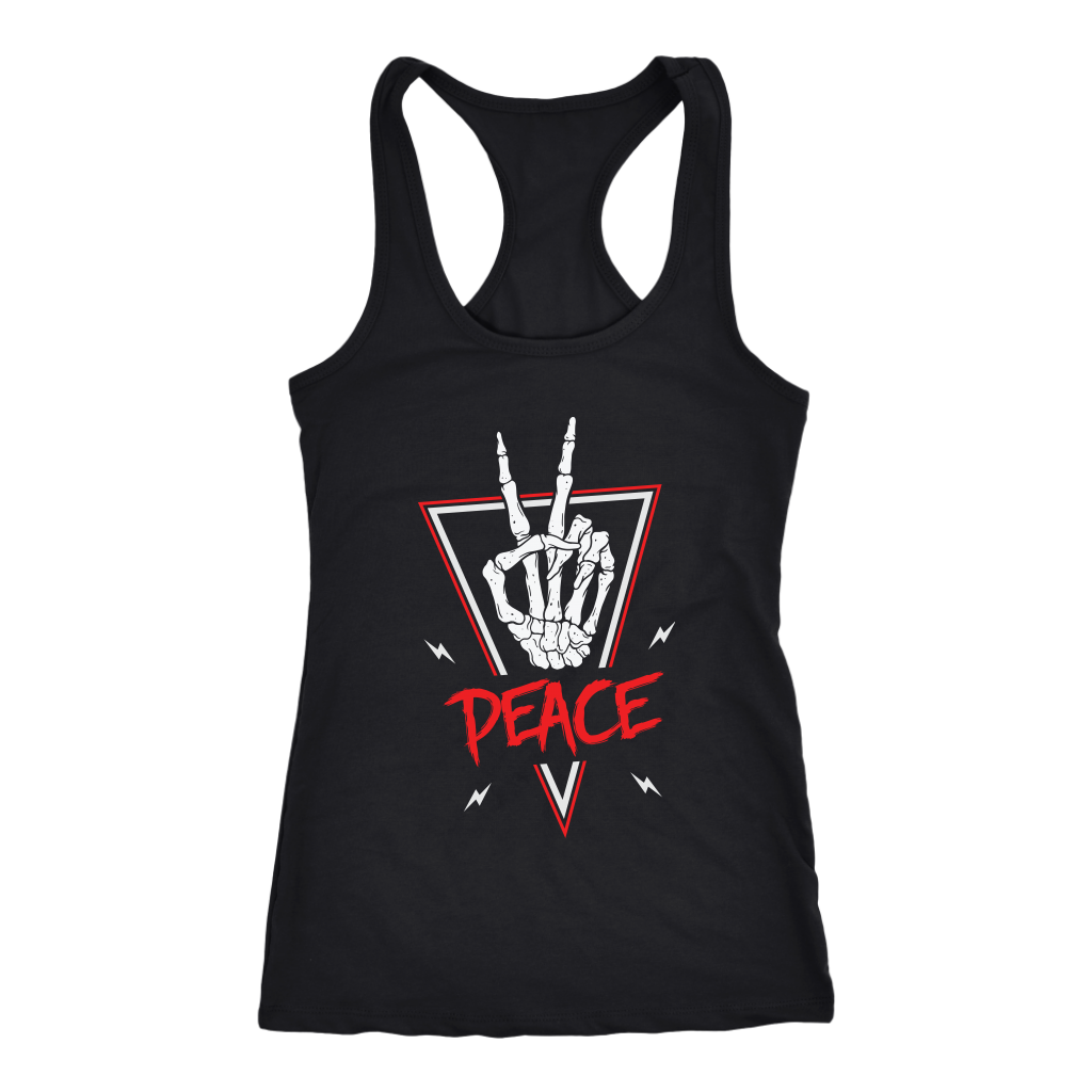 PEACE OUT WOMEN'S RACERBACK TANK