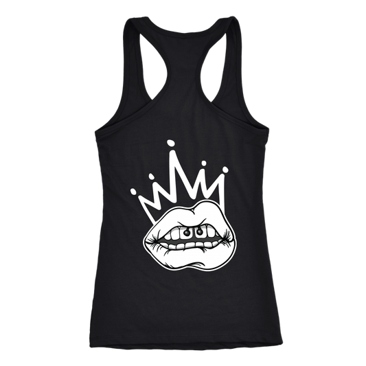 QUEEN BITCH TATTOO TYPE RACERBACK TANK