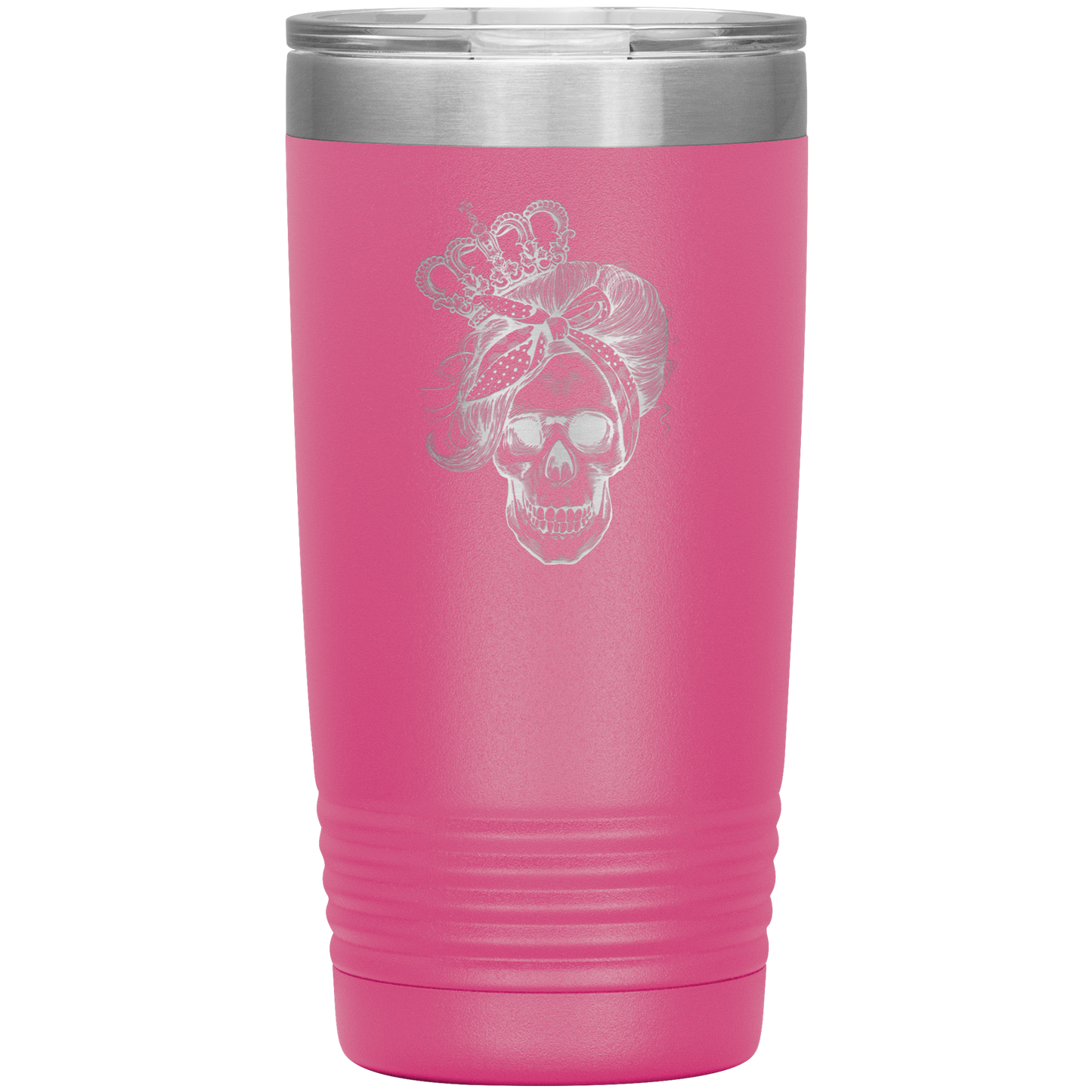 LONG LIVE THE QUEEN SKULL 20 OZ TUMBLER