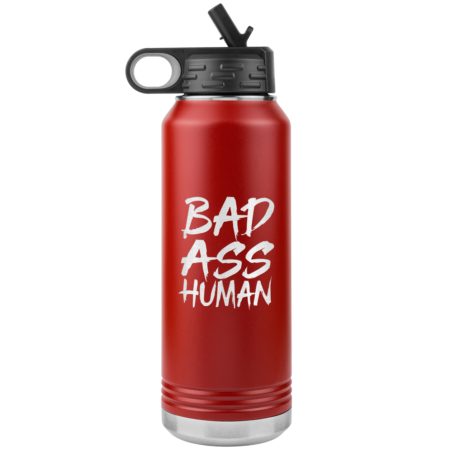 BAD ASS HUMAN 32 OZ WATER BOTTLE