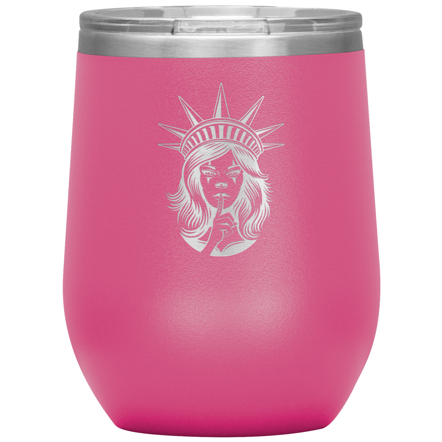 LISTEN TO THE QUEEN WINE TUMBLER