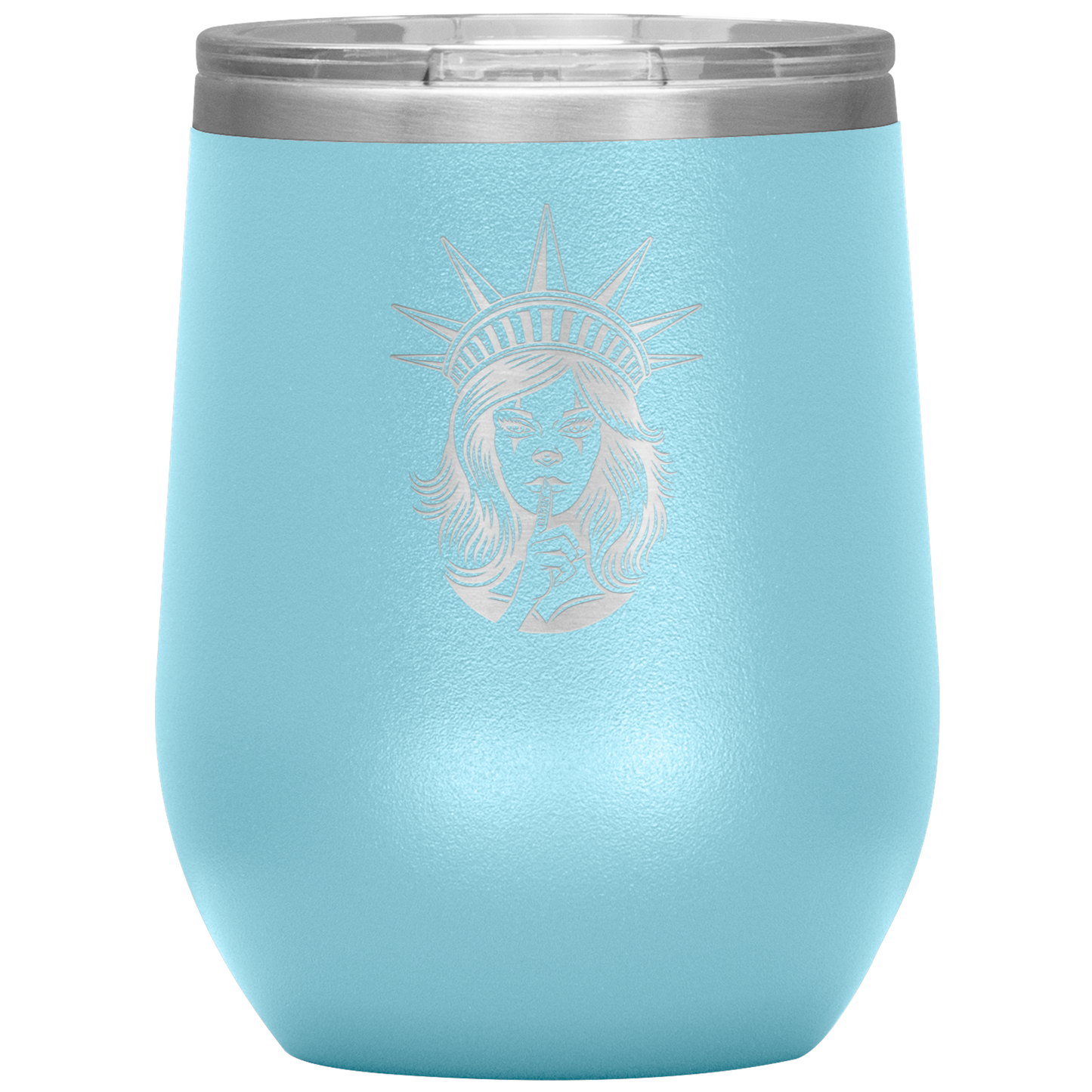 LISTEN TO THE QUEEN WINE TUMBLER