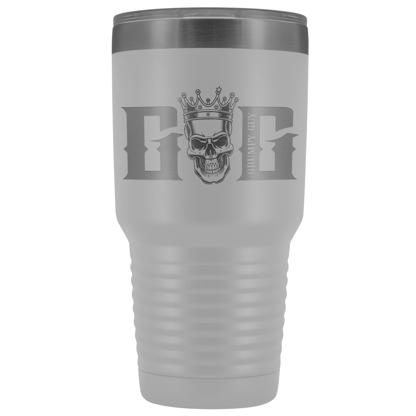 GRUMPY SKULL TUMBLER