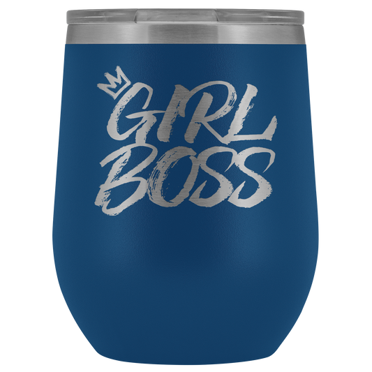 GIRL BOSS WINE TUMBLER