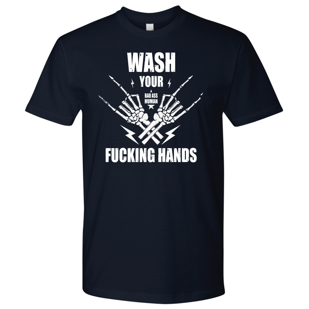 WASH YOUR ROCK HANDS TSHIRT