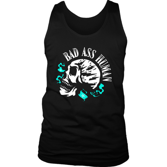 BAD ASS HUMAN MOHAWK MEN TANK