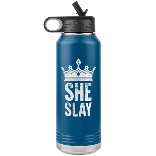SHE SLAY 32 OZ WATER BOTTLE
