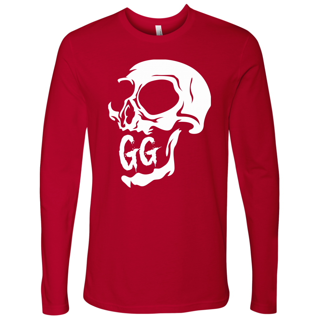 GRUMPY GUY CREEPY SKULL LONG SLEEVE