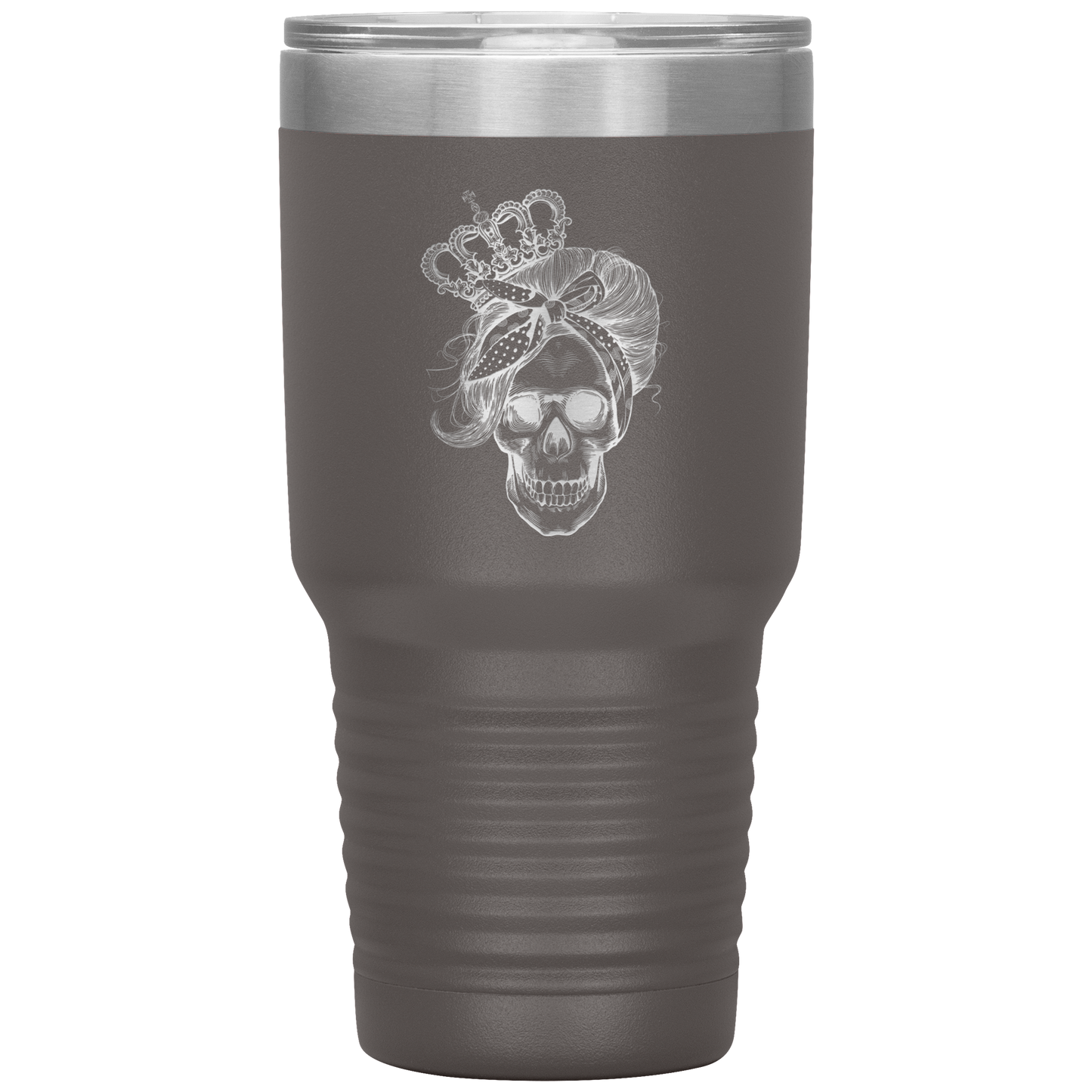 LONG LIVE THE QUEEN SKULL TUMBLER