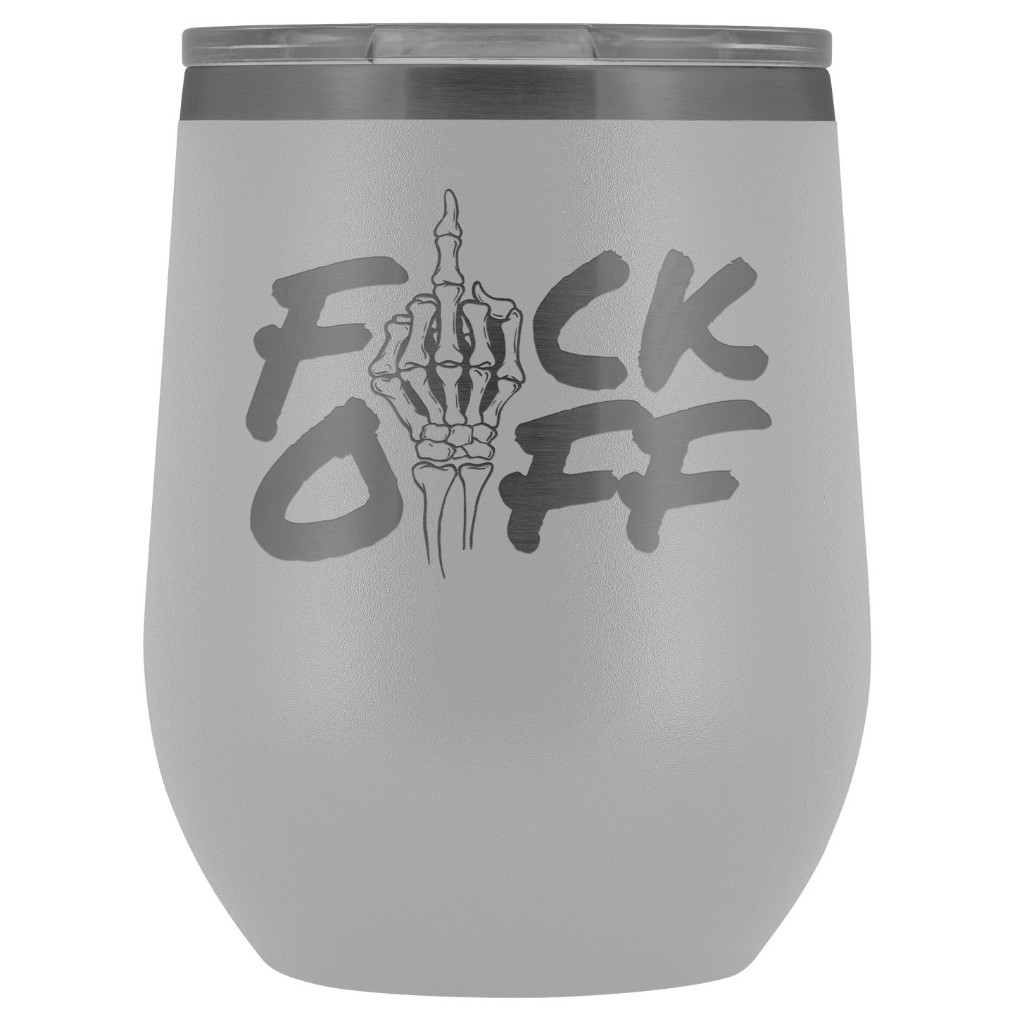 F*CK OFF WINE TUMBLER